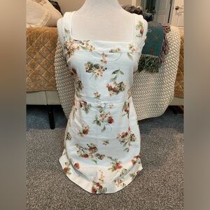 Abercrombie & Fitch linen blend mini dress